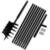 Ground Drill Handle 7.87" with Extension Tube 29'6" Steel