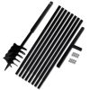 Ground Drill Handle 7.09" with Extension Tube 29'6" Steel