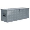 Aluminum Box 43.5"x15.2"x15.7" Silver