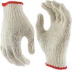 Pack of 384 String Knit Gloves 9.5'. Cotton Polyester String Knit Shell Safety Protection Work Gloves with Elastic Knit Wrist 10 Gauge for Women in Me