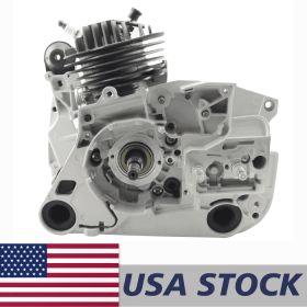Farmertec Engine Motor With 52mm Cylinder Piston Crankshaft Crankcase Compatible With Stihl MS460 046 Chainsaw # 1128 120 1217