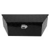 39 Inch Aluminum Utility Trailer Tongue Tool Box 5 Bar Tread Trailer Tongue Box Waterproof Under Truck Storage for Pick Up Truck Bed, RV Trailer, ATV