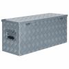 Aluminum Box 35.6"x13.8"x15.7" Silver