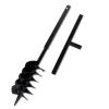 Ground Drill Handle 5.9" with Extension Tube 29'6" Steel
