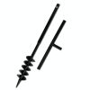 Ground Drill Handle 3.94" with Extension Tube 16'4" Steel