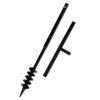 Ground Drill Handle 3.15" with Extension Tube 42'7" Steel