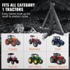 VEVOR 3 Point Hitch Receiver, 2" Receiver Trailer Hitch Category 1 Tractor Tow Drawbar Adapter with Pins, Compatible with Kubota, Mahindra, Yanmar, Fo