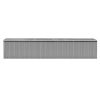 Garden Shed Gray 101.2"x389.8"x71.3" Galvanized steel