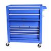 Rolling Tool Chest with Wheels and 8 Drawers, Detachable Large Tool Cabinet with Lock for Garage, Locking Mechanic Tool Cart with Black Liner for Ware