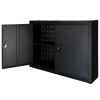 Wall Mounted Tool Cabinet Industrial Metal 31.5"x7.5"x23.6" Black