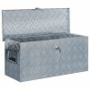 Aluminum Box 31.5"x11.8"x13.8" Silver