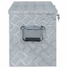 Aluminum Box 35.6"x13.8"x15.7" Silver