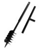 Ground Drill Handle 4.72" with Extension Tube 42'7" Steel