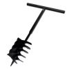 Ground Drill Handle 7.87" with Extension Tube 47.2" Steel