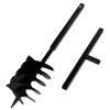 Ground Drill Handle 7.87" with Extension Tube 29'6" Steel