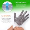 PVC String Knit Work Gloves 9.5 Size Pack of 240 Safety Work Gloves White Color with Black Dots. Coton Gloves for Warehouse Gardening Construction. Gl