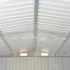 Garden Shed Gray 101.2"x389.8"x71.3" Galvanized steel