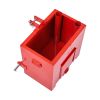VEVOR Ballast Box 3 Point Category 1 Tractor, 800lbs Capacity Hitch Ballast Box, for 2'' Hitch Receiver, Tractor Ballast Box with 5cu.ft Volume, Heavy