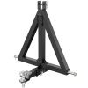 VEVOR 3 Point Hitch Receiver, 2" Receiver Trailer Hitch Category 1 Tractor Tow Drawbar Adapter with Pins, Compatible with Kubota, Mahindra, Yanmar, Fo