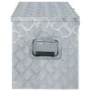 Aluminum Box 43.5"x15.2"x15.7" Silver