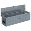 Aluminum Box 31.7"x8.7"x8.7" Silver