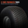 VEVOR Lawn Mower Tires with Rim, 20x8-8" Tubeless Tractor Tires, 2-Pack Tire and Wheel Assembly, S-Turf Pneumatic Tires with 3.5" Offset Hub and 3/4"