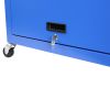 Rolling Tool Chest with Wheels and 8 Drawers, Detachable Large Tool Cabinet with Lock for Garage, Locking Mechanic Tool Cart with Black Liner for Ware
