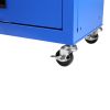 Rolling Tool Chest with Wheels and 8 Drawers, Detachable Large Tool Cabinet with Lock for Garage, Locking Mechanic Tool Cart with Black Liner for Ware