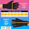 300 Pack Brown Jersey Gloves for Men 10". Reusable Washable Glove with Elastic Knit Wrist. Cotton Polyester Gloves 10 Oz. Plain Breathable Gloves. Ind