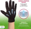 Brown Jersey Gloves 10' Size; Pack of 600 Cotton Work Gloves with Elastic Knit Wrist; Polyester Breathable Gloves for Men and Women; Industrial Gloves