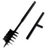Ground Drill Handle 7.09" with Extension Tube 29'6" Steel