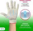 Pack of 384 String Knit Gloves 9.5'. Cotton Polyester String Knit Shell Safety Protection Work Gloves with Elastic Knit Wrist 10 Gauge for Women in Me