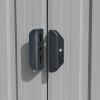 Garden Shed Gray 101.2"x389.8"x71.3" Galvanized steel