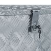 Aluminum Box 43.5"x15.2"x15.7" Silver