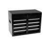 Rolling Garage Workshop Organizer Detachable 5 Drawer Tool Chest with Large Storage Cabinet and Adjustable Shelf, Black
