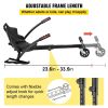 VEVOR Hoverboard Seat Attachment for 6.5" 8" 10" Self Balancing Scooter, Hoverboard Kart for Kids or Adults, Black Hoverboard Attachments Adjustable F