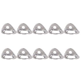 10Pcs Climbing Hanger Lightweight Stainless Steel Rock Climbing Anchors for Cave Exploration Engineering Protection