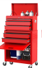 Detachable Large Tool Cabinet with Wheels, 5 Drawers, Lockable Rolling Chest for Warehouse, Garage, Workshop ‚Äì High Capacity Tool Cart with Liner