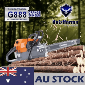 AU STOCK only to AU ADDRESS - 122cc Holzfforma¬Æ G888 Gasoline Chain Saw Power Head Without Guide Bar and Chain Produced By Farmertec All parts are Co
