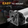 Log Splitter Pump Kit,16 GPM Hydraulic Wood Splitter Pump 2 Stage Wood Splitter Pump Log Splitter Kit with 25 GPM Auto Control Detent Valve 1/2" for L