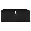 Storage Box Black 39.4"x21.7"x14.6" Aluminum