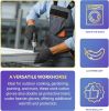 String Knit Gloves Gray 10''; Cotton Gloves for Men and Women. Pack of 480 Washable Polyester Construction Gloves for Industrial Activities; Cotton Wo