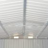 Garden Shed Brown 101.2"x389.8"x71.3" Galvanized steel