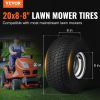 VEVOR Lawn Mower Tires with Rim, 20x8-8" Tubeless Tractor Tires, 2-Pack Tire and Wheel Assembly, S-Turf Pneumatic Tires with 3.5" Offset Hub and 3/4"