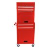 High Capacity Rolling Tool Chest with Wheels and Drawers, 6-Drawer Tool Storage Cabinet--RED