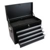 High Capacity Rolling Tool Chest with Wheels and Drawers, 6-Drawer Tool Storage Cabinet--BLACK