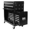 8-Drawer Rolling Tool Chest with Wheels, Large Tool Cabinet with Drawers, Mobile Steel Tool Storage Organizer with Lock&Liner for Warehouse, Workshop,