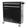 8-Drawer Rolling Tool Chest with Wheels, Large Tool Cabinet with Drawers, Mobile Steel Tool Storage Organizer with Lock&Liner for Warehouse, Workshop,