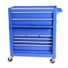 Rolling Tool Chest with Wheels and 8 Drawers, Detachable Large Tool Cabinet with Lock for Garage, Locking Mechanic Tool Cart with Black Liner for Ware
