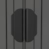 Garden Shed Light Gray 75.6"x336.6"x87.8" Galvanized Steel